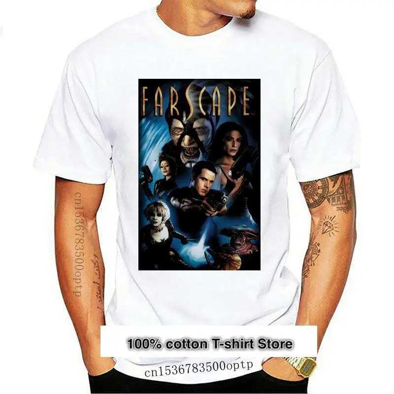 Camiseta para adultos con licencia de Farscape TV Show COMIC COVER, todas las tallas