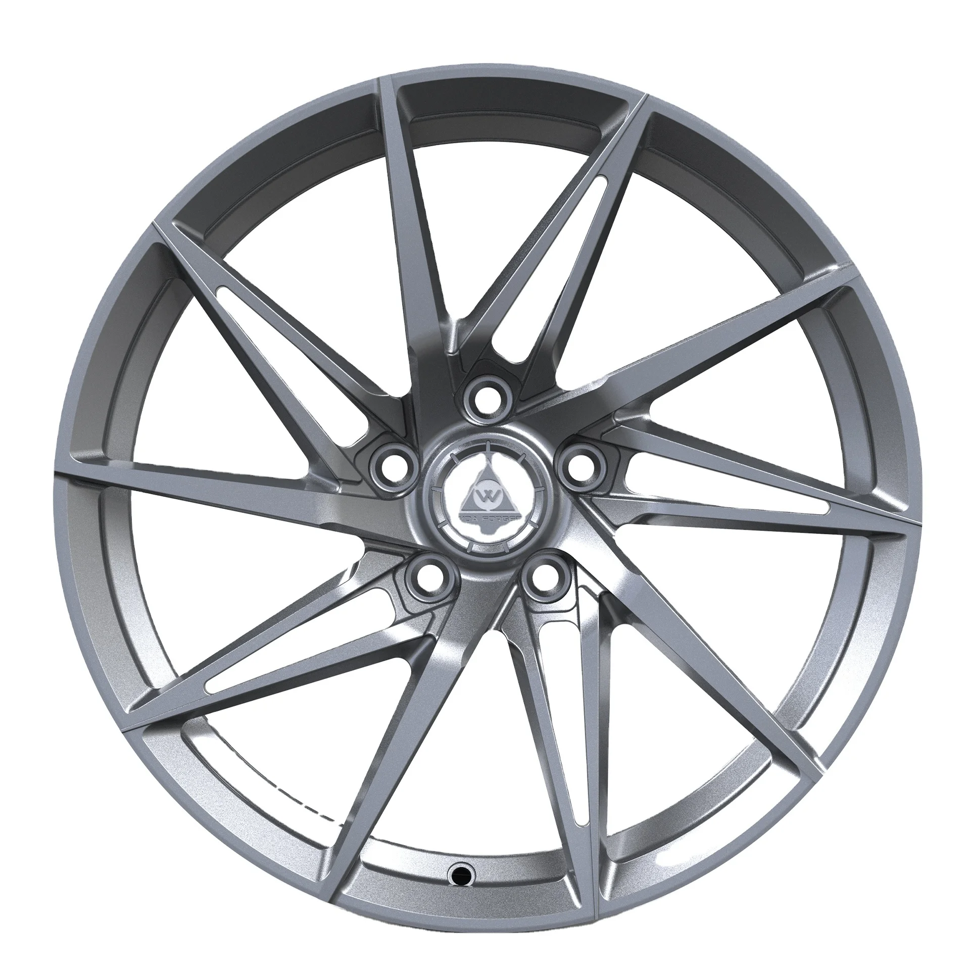 

Multi Spoke Forged New Car Wheels Aluminum Alloy Lightweight Customized Size 25mm