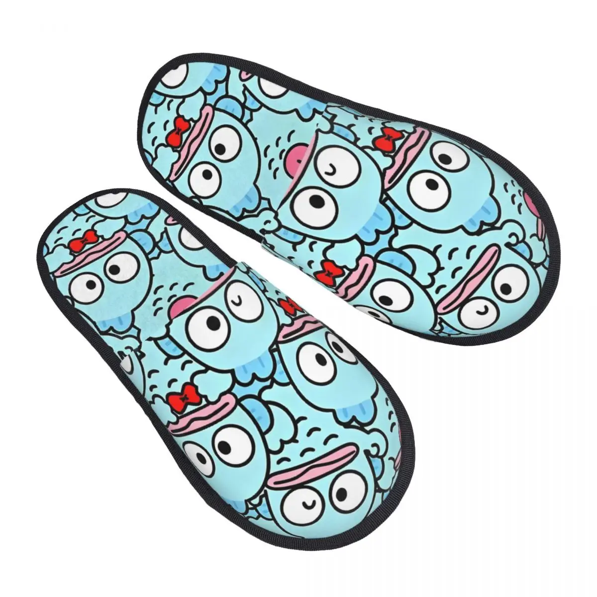 

Пользовательские гостевые тапочки Hangyodon для спальни, женские милые тапочки с рыбьим домом