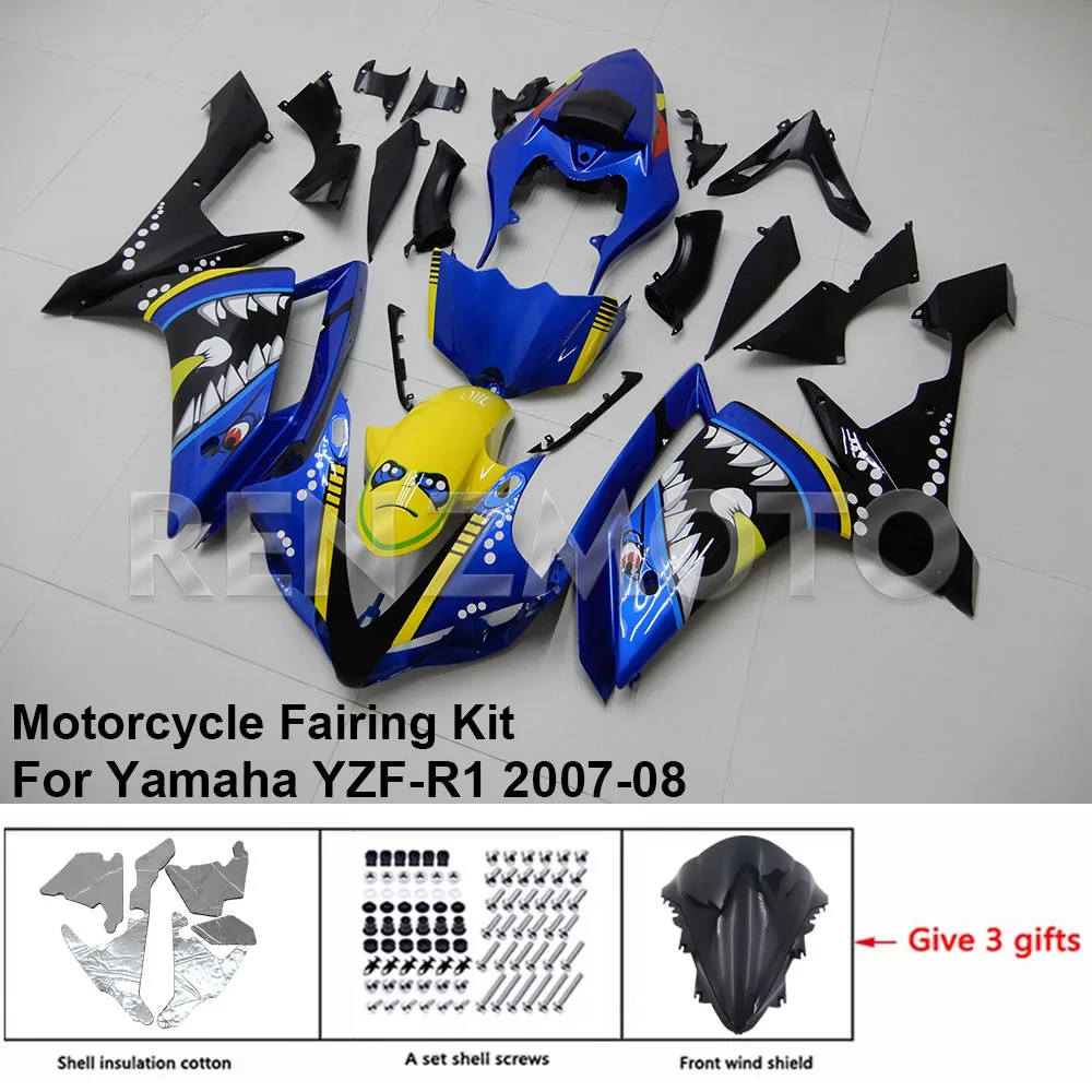 

Fit for YAMAHA YZF-R1 2007-2008 Y1007-1002b Frame Infill Panels Side Fairing Decorative Panel Motorcycle Accessories