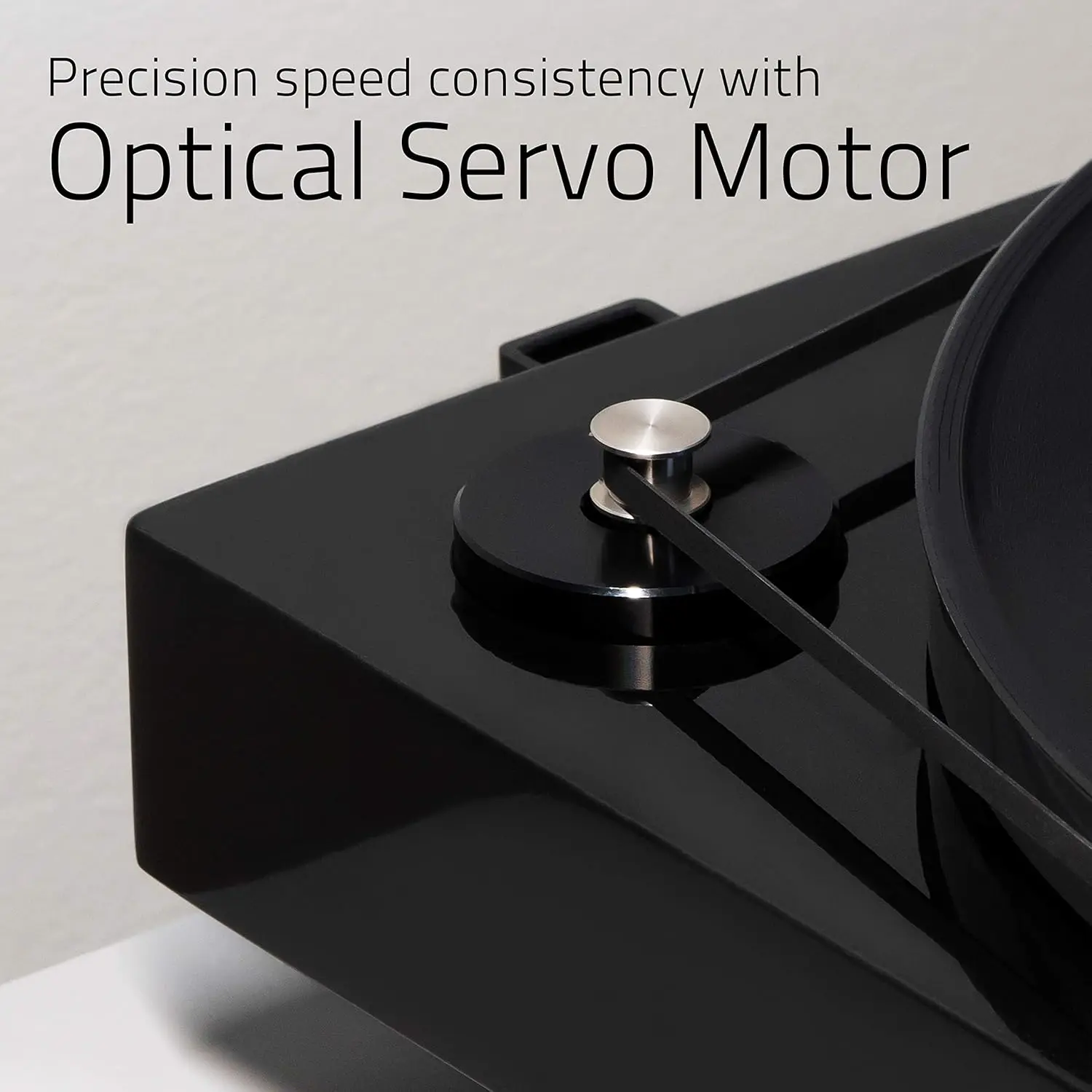 RT85 Turntable with Cartridge, Acrylic Platter, Speed Control, and Vibration Isolation - High Fidelity Vinyl Record Player image 3