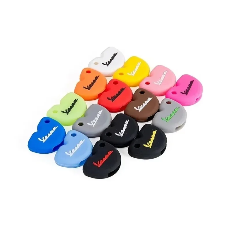 New Styling Silicone Rubber Key Case Cover For Vespa Enrico Piaggio GTS300 LX150 Fly 125 3vte Gts 200 Motorcycle Keys