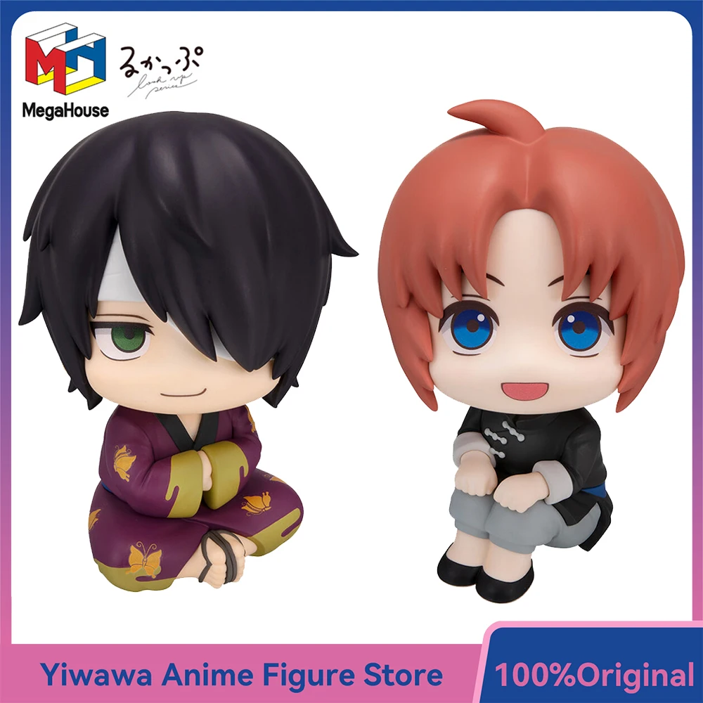Originele NIEUWE MegaHouse Look up Serie Shinsuke Takasugi & Kamui (Gintama) 11 cm Collectible Anime Figuur Model Ornament Speelgoed