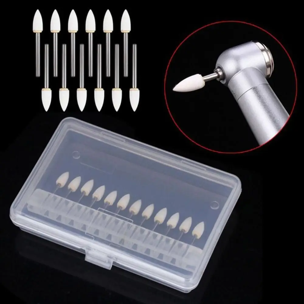 

Flame Shape Dentist Teeth Care Tooth Whitening Burs Stones Resin Handpiece Dental Polishing Burs Dental Tool