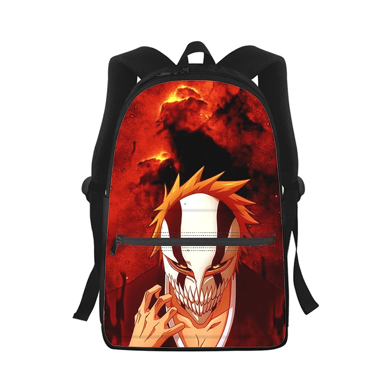 Anime Bleekmiddel Mannen Vrouwen Rugzak 3d Print Mode Student Schooltas Laptop Rugzak Kids Reizen Schoudertas