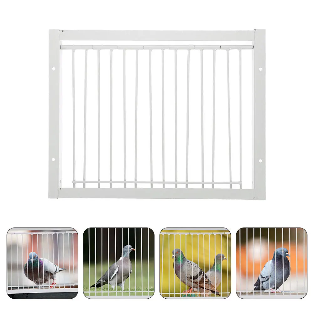 

2Pcs Door Pigeon Cage Entrance Safety Reinforced Wire Trap Door Practical Durable Pigeon Trap Bird Cage Supplies