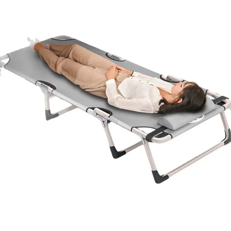 

Folding lunch break bed Office rest Portable reclining chair Hospital escort bed Simple nap