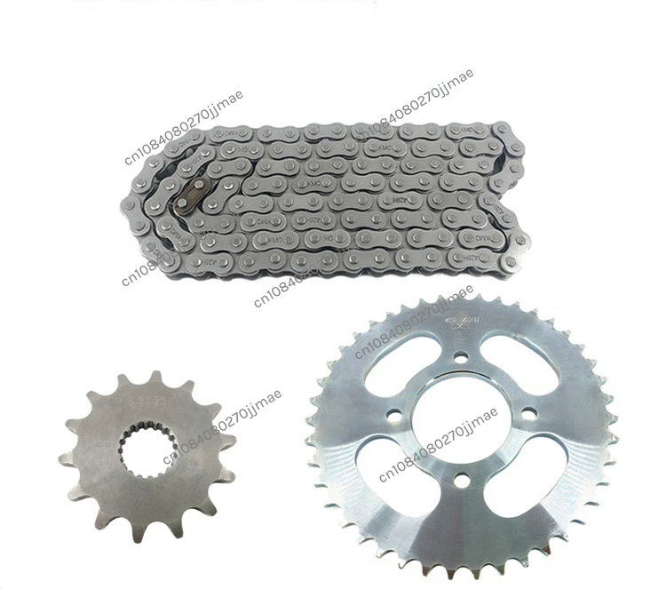 Applicable Motorcycle Leopard Hj125k Suzuki King Gs125/GN Ruishuang En125 Chain Chain Plate Tooth Plate Sleeve Chain