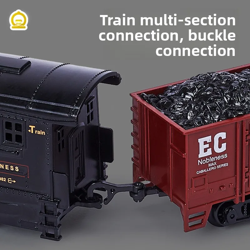 Remote Controlled Train Toy Track Small Train Model Children's Gift Toy