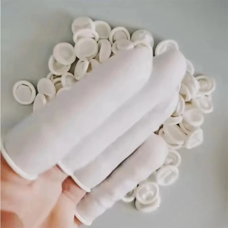 100 قطعة مكافحة ساكنة المتاح فنجر الحرس واقية الغبار الحرة اللاتكس عدم الانزلاق مقاومة للاهتراء آيفون إصلاح الإصبع أداة #4