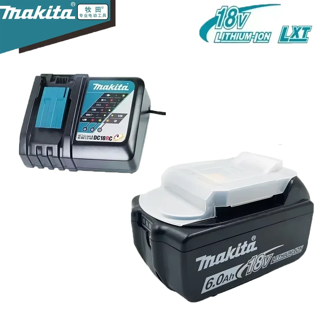 

Genuine Makita 18V Battery 6Ah BL1850B Li-ion Replacement Battery BL1850 BL1860B BL1860 BL1840B BL1830B BL1830 LXT-400 RU