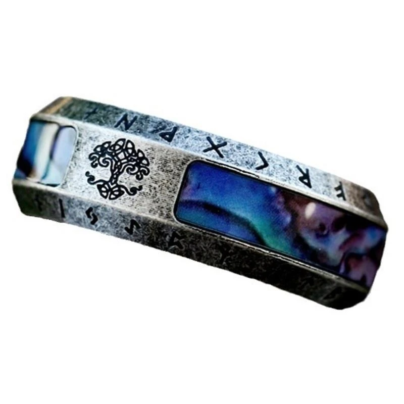 G7NC Retro Styles Nordic Fikinged Rings محمولة للرجال الذين يضم رمز Yggdras