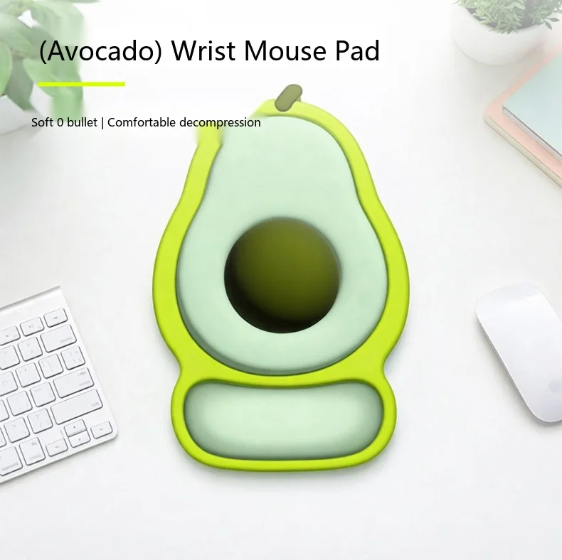 Farbverlauf-Silikon-Handgelenkauflage Mauspad Ergonomische Schreibtischunterlage für Büro und Gaming 31 Traumhafte Farboptionen – Detail 1
