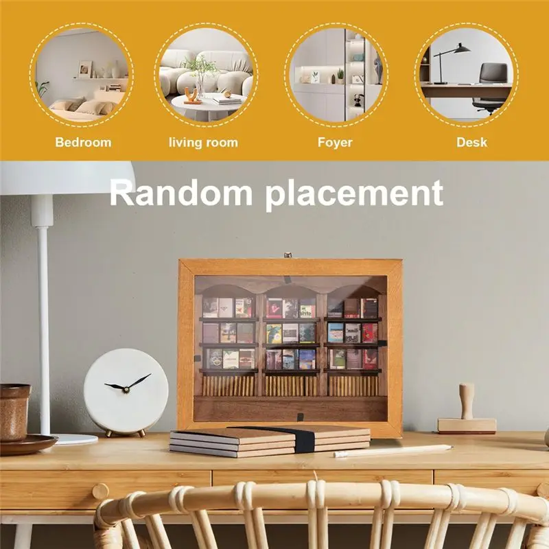 SDFC-미니 책장, 불안을 없애주는 책장, 미니어처 책장, 수제 작은 책장 공예, 미니어처 책