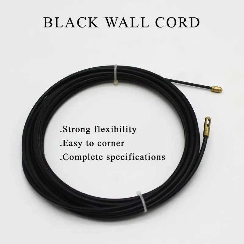 Smooth Glide Nylon Cable Puller Spring Tape 5-30M Electrician Wall Wire Lead Tool for Home Apartment Circuit Installation view 6