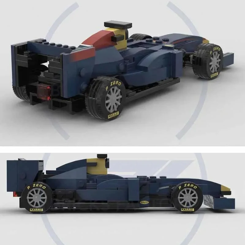 

MOC-235874 RB7 Racing Car Model, 156 Pieces, Comes with Stickers, Adult Birthday Gift, Christmas Assembly Toy