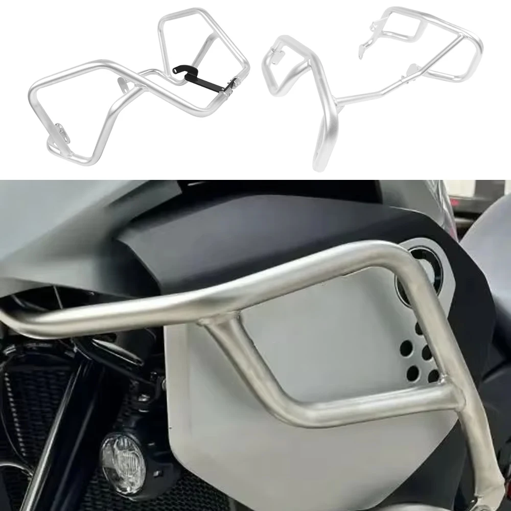 For BMW F900GS F900 GS GSF900 2024 2025 Motorcycle Bumpers Crash Bars Highway Bumper Engine Guard Cage Frame Protector Chassis