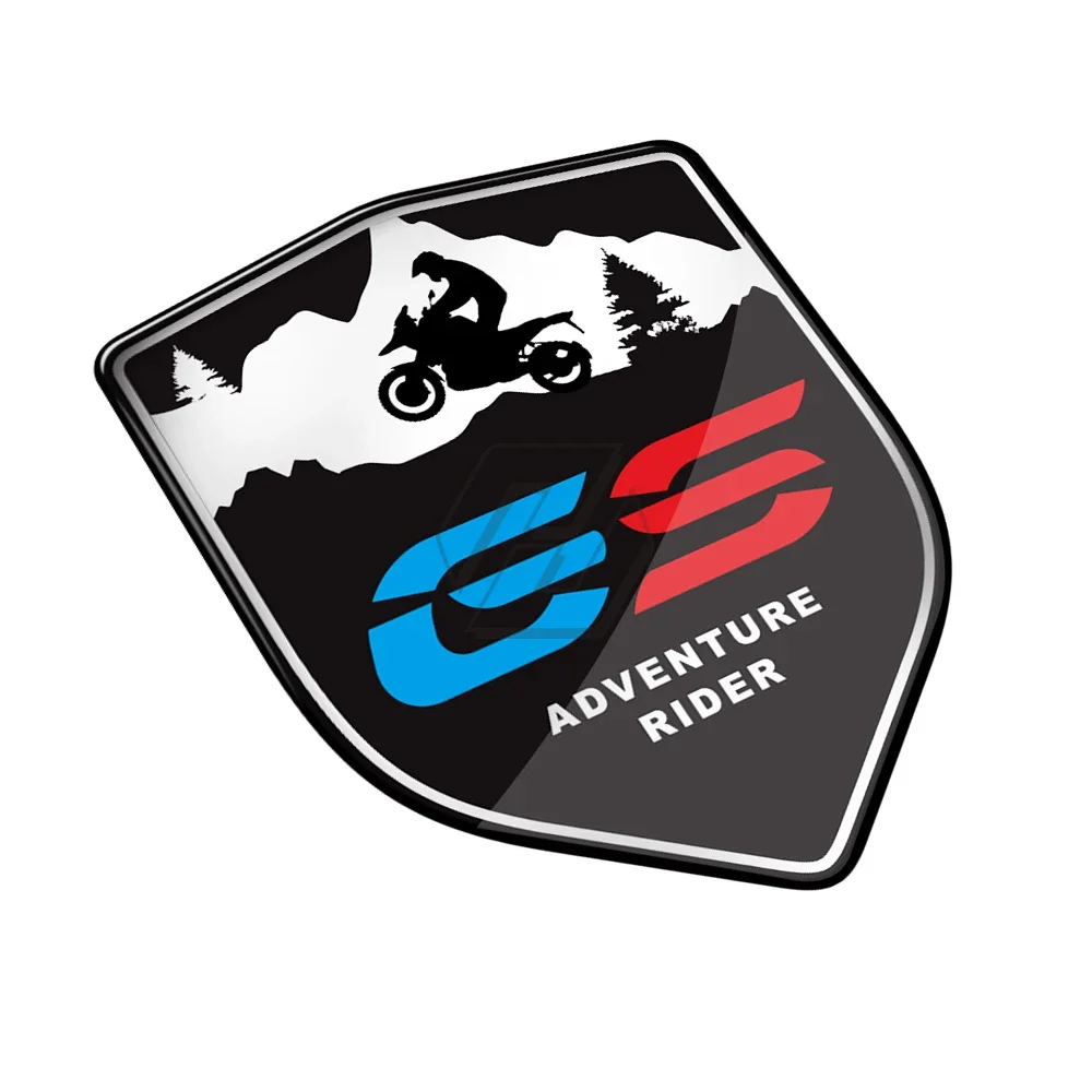 3D Motorcycle Decal Adventure Rider Sticker Case for BMW R1200GS R1250GS F850GS ADV Honda X-ADV Africa Twin view 3