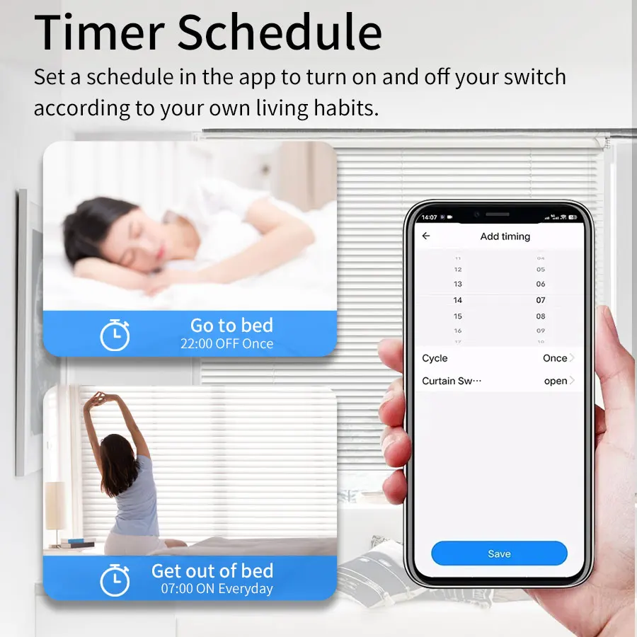 5A Tuya WiFi Zigbee สมาร์ทผ้าม่านโมดูลสวิทช์ผ้าม่านลูกกลิ้งชัตเตอร์ไฟฟ้ามอเตอร์ควบคุมเสียง Timing รองรับ Alexa Google