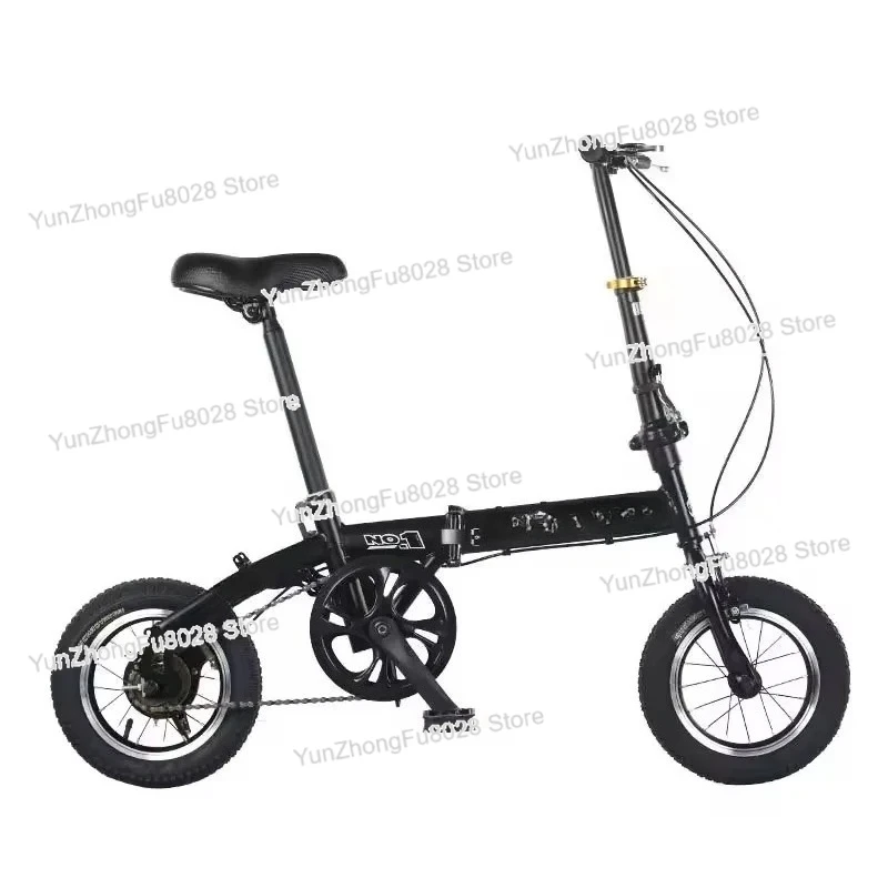 Ultra-Light Mini 12-inch Installation-Free Folding Bicycle Portable Adult & Women's Single-Ride Bicycle for Men