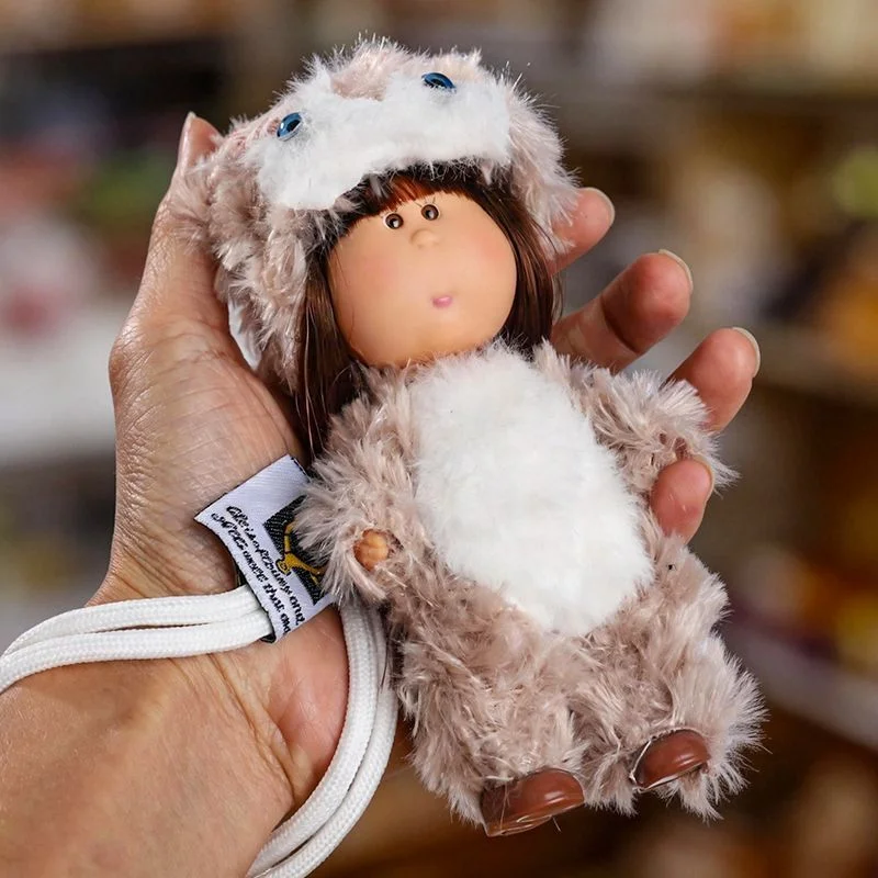 

14cm / 5.5 Inch "Potato Doll" Mia Waldorf-Style Complete Set – BJD Doll with Full Outfit, DIY Repaint-Ready, Collectible Gift