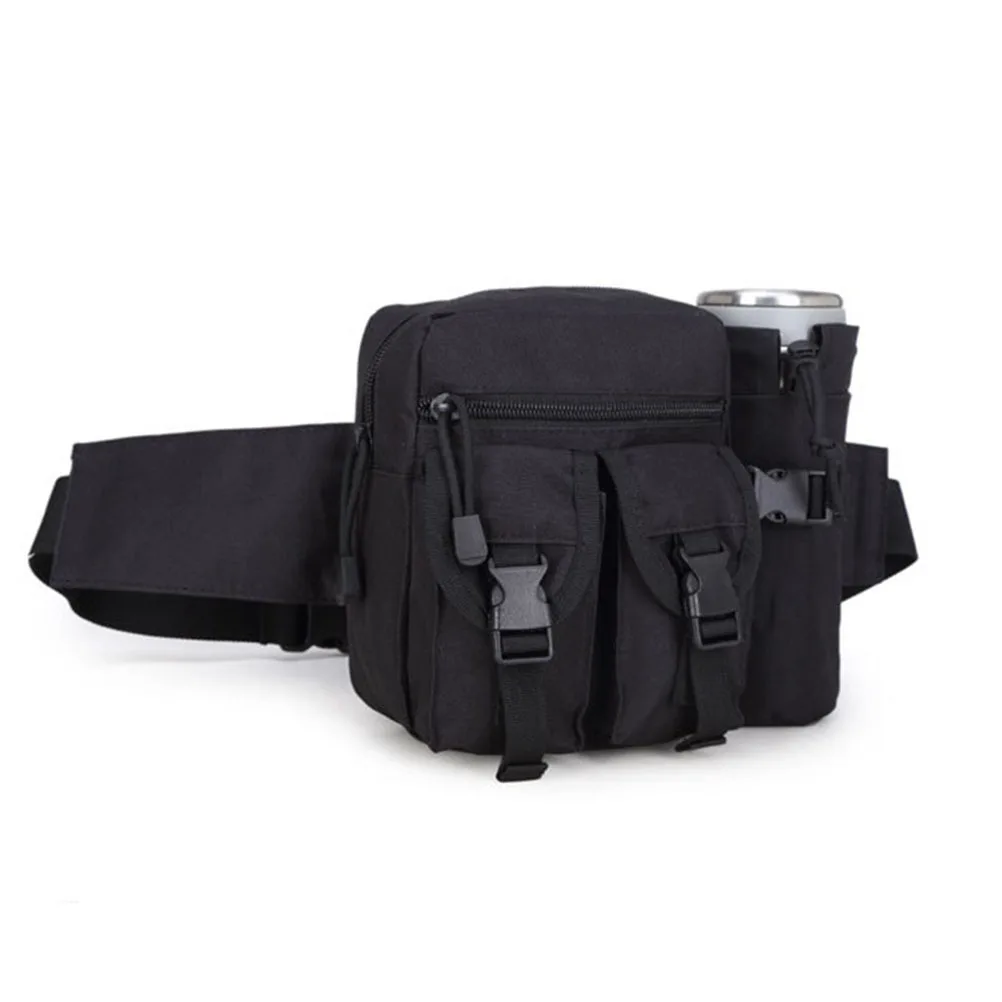 Sports Fanny Pack Black Outdoor Running Hiking Belt Phone Key Cash Holder Lightweight Chafe Free Quality Zipper