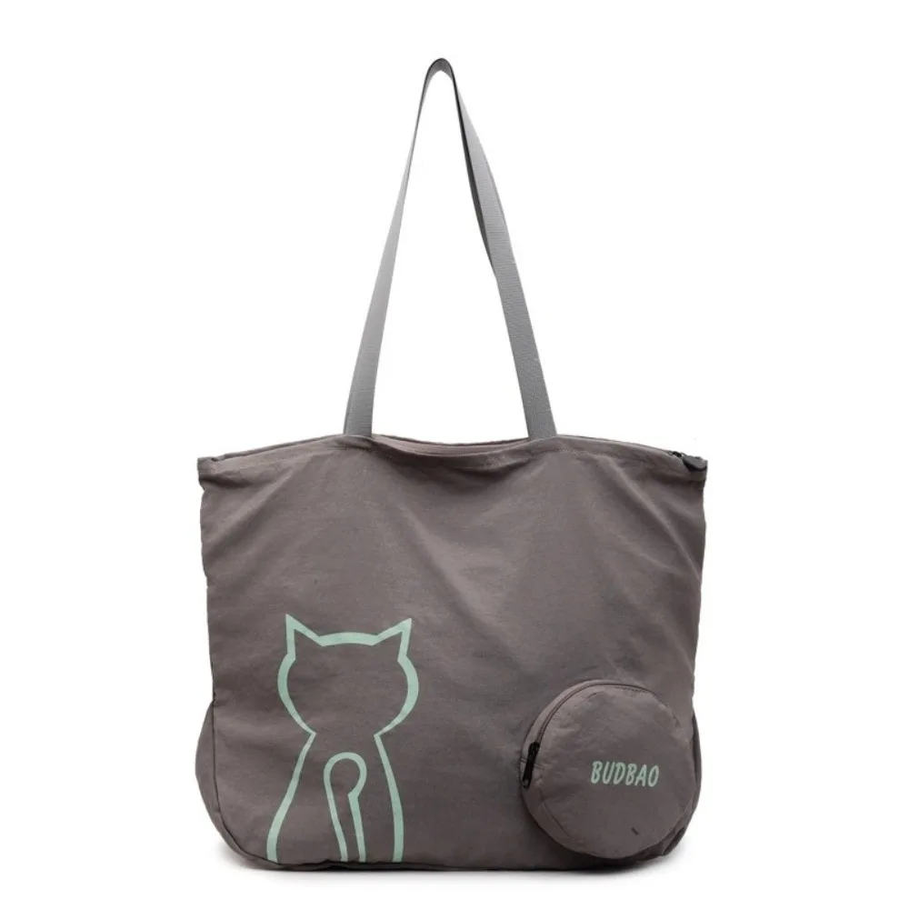 

Korean Stylish Women's Tote Bag Large Capacity Leisure Cat Shoulder Bag Versatile Casual Commute Handbag Handbag