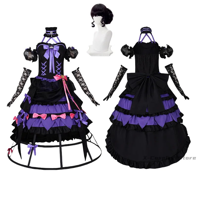 Bloedige Koningin Mary Cosplay Game Identiteit Bloedige Koningin Cosplay Kostuum Uniform Lolita Jurk Carnaval Anime Rollenspel Pakken