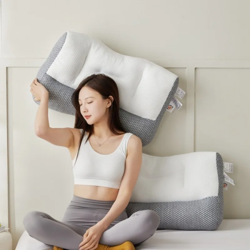 

1pc Single high gram weight soft breathable knitted cotton reverse traction pillow core