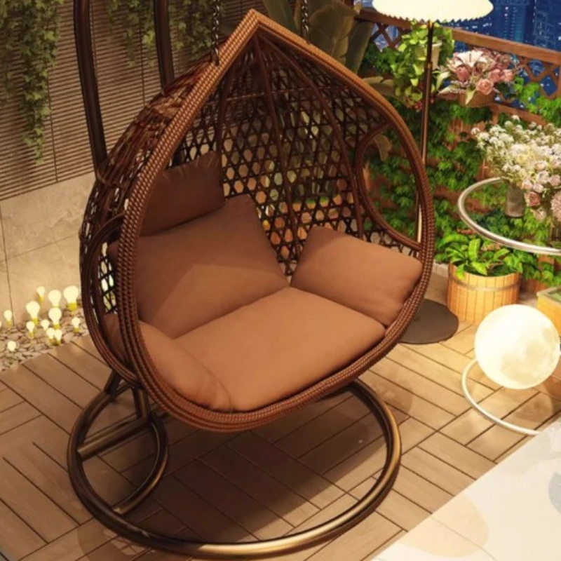 Rattan Garden Swing Outdoor Kids Rocking Hanging Swing Backyard Indoor Altalena Da Giardino Modern Outdoor Furniture