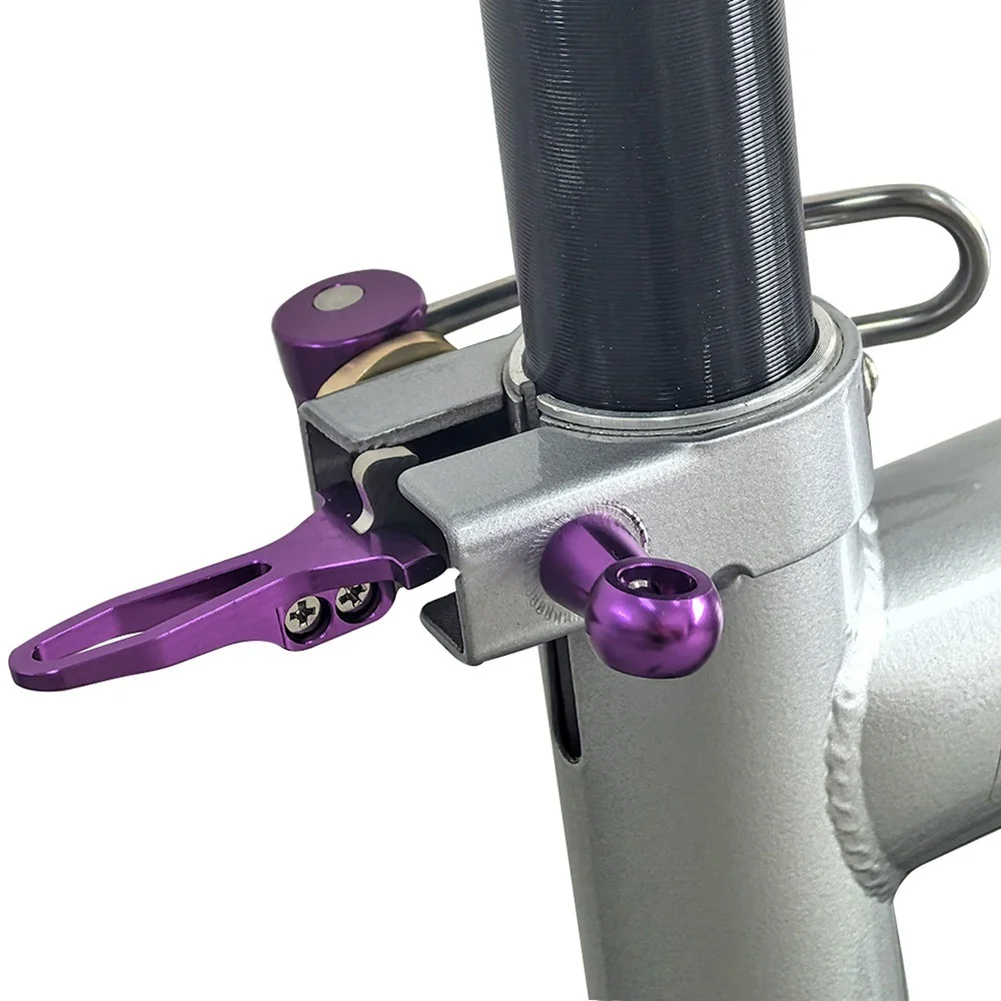 Adjustment Seatpost Clamp For Brompton For Neo Folding Bicycle Fast-adjustment Seatpost Clamp Parts Bicycle Parts