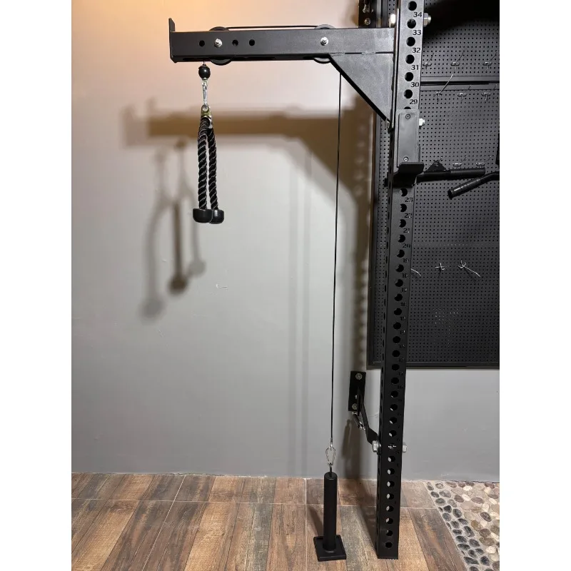 Upgraded Professional Fitness Pulley System for Domestic and Commercial LAT Pull-down Rack Attachment Cable Machines
