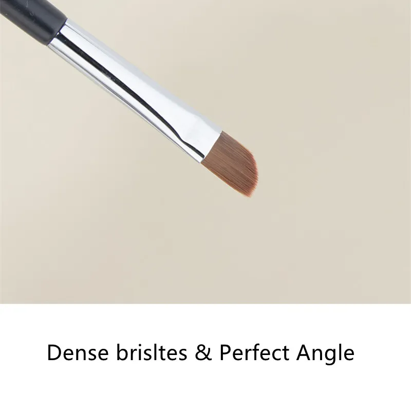 Angled Cream Eyeshadow Makeup Brush 27 - Synthetic Dense Hair Shading Concealer Blending Beauty Cosmetics Brush Tool