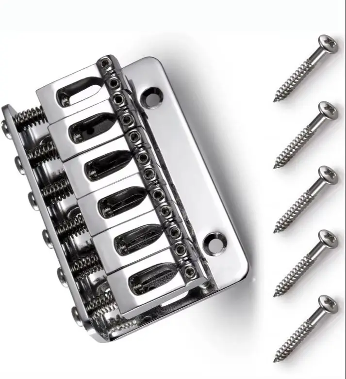 

Аксессуары для электрогитары Фиксированный мост 65 мм - Хром