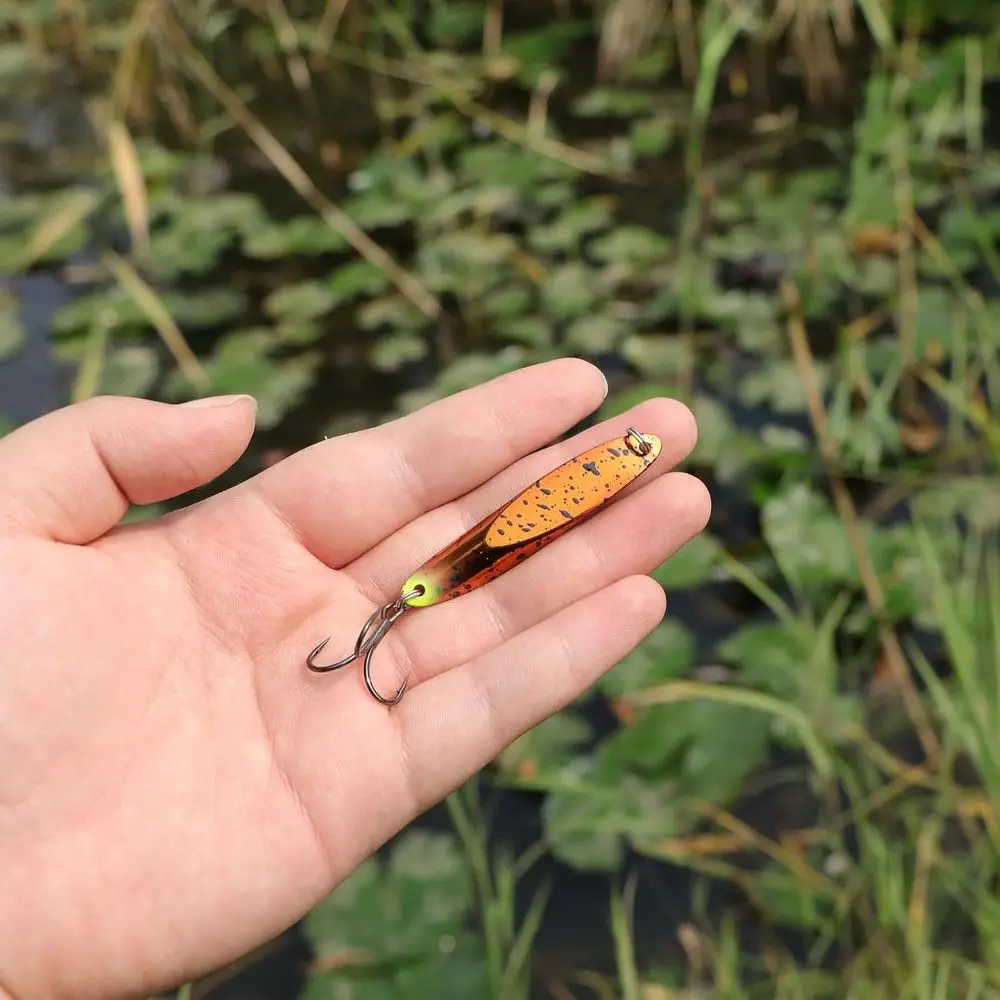 

5 упаковок рыболовных ложек — форель, окунь, краппи, щука, судака — для пресной и соленой воды — коробка для снастей — 1/4 унции, 3/4 унции
