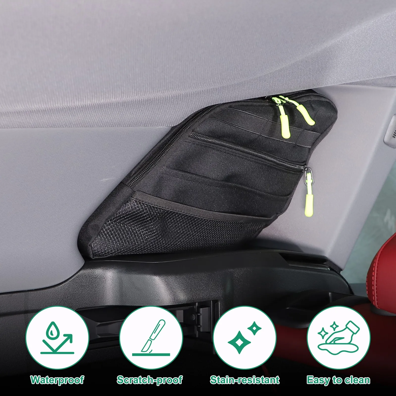 Cloth Car Trunk Side Window Multipurpose Storage Bag For BMW X3 G45 202-2026 Car Seat Back Stowing Tidy Pouch Accessories 4