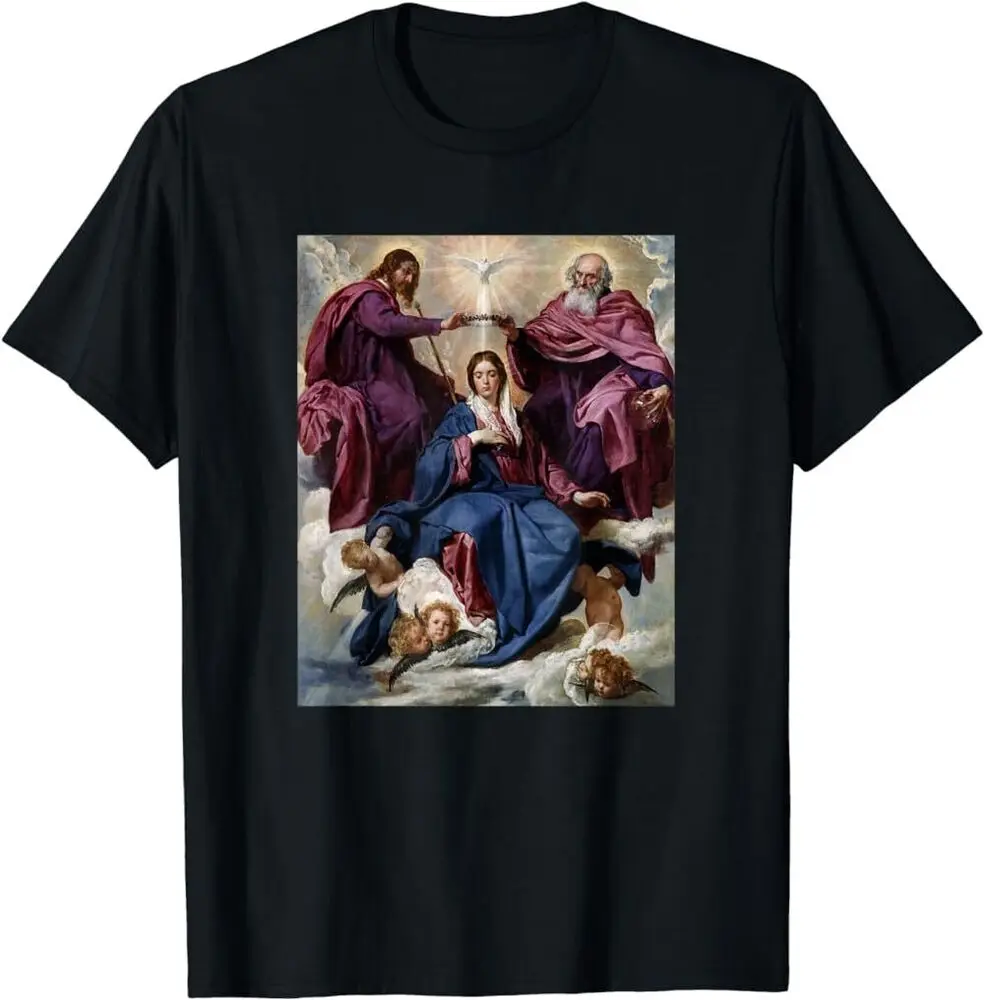 Diego Velázquez Coronation Of The Virgin Mary T-Shirt Anime Graphic T-shirts Vintage High Quality 100%Cotton