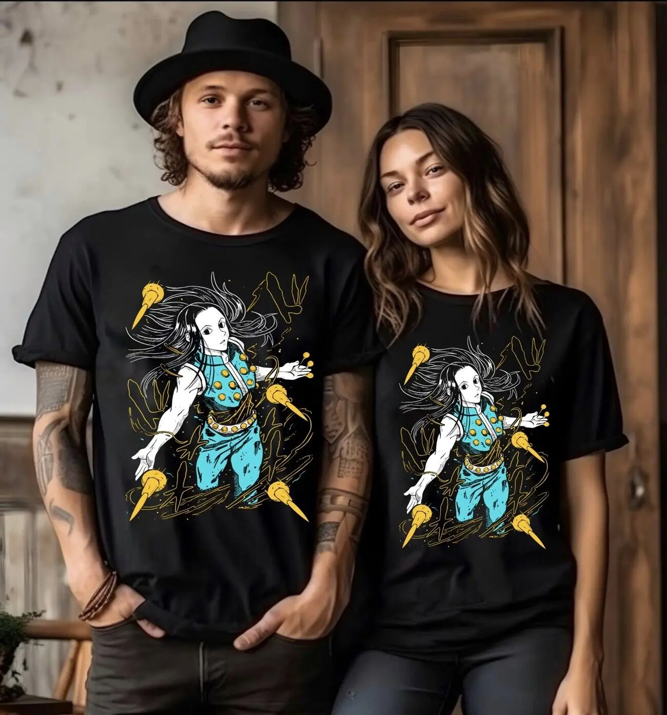 Anime Graphic Shirt,Hunter Anime, ILLUMI gif