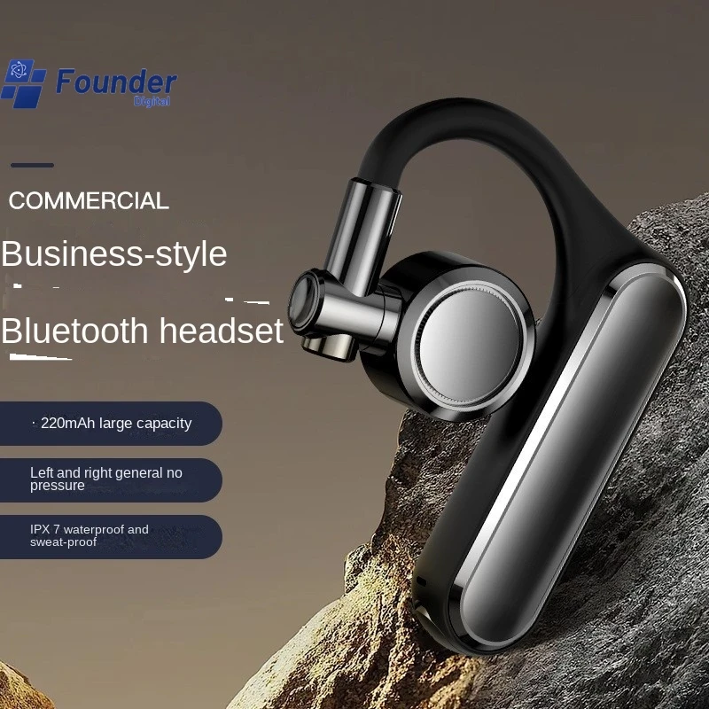 

3C Founder Waterproof Wireless Bluetooth Earphones With Hanging Ears Super Long Endurance Air Conduction Driving Business 2024