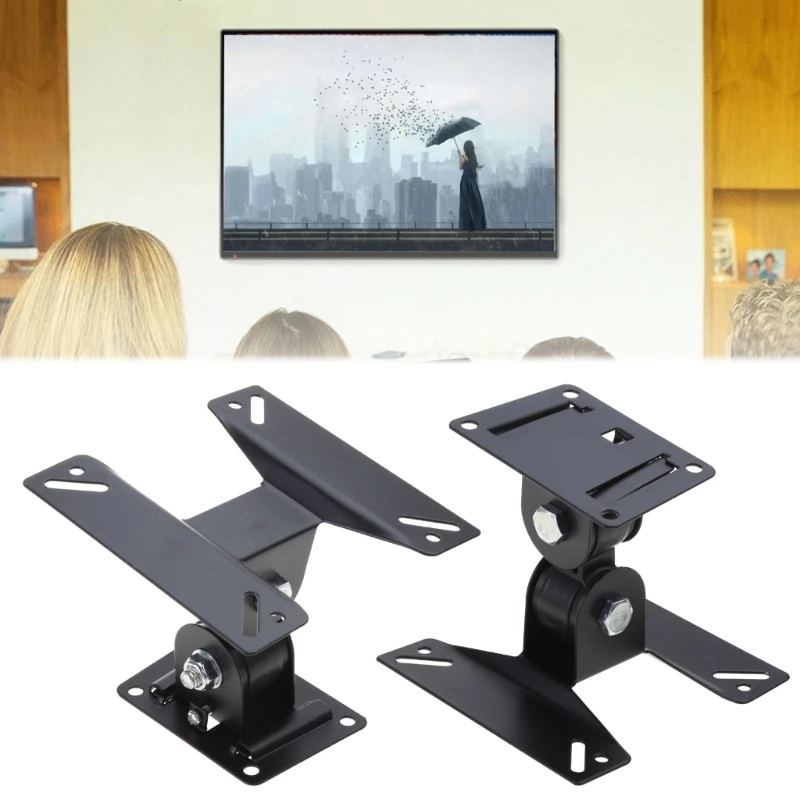 Adjustable TV Wall Mount Bracket Flat Panel TV Frame 180 Degree Rotation Mount Bracket for 14-24 Inch LCD LED Television