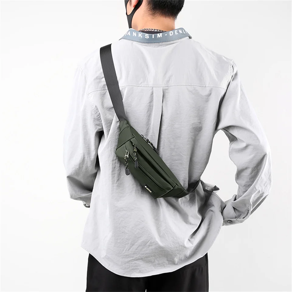 Fashion Men Waist Packs Travel Waist Packs Crossbody Bag Male Wallet Crossbody Bag Sling Bag