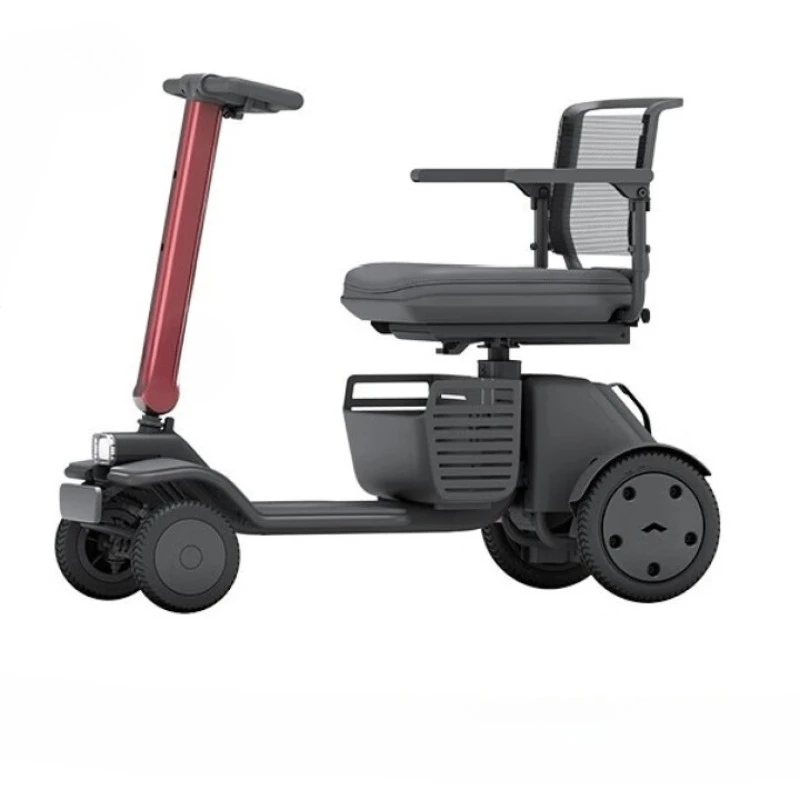 Elderly electric wheelchair, luxury intelligent quick-dismantling elderly small scooter