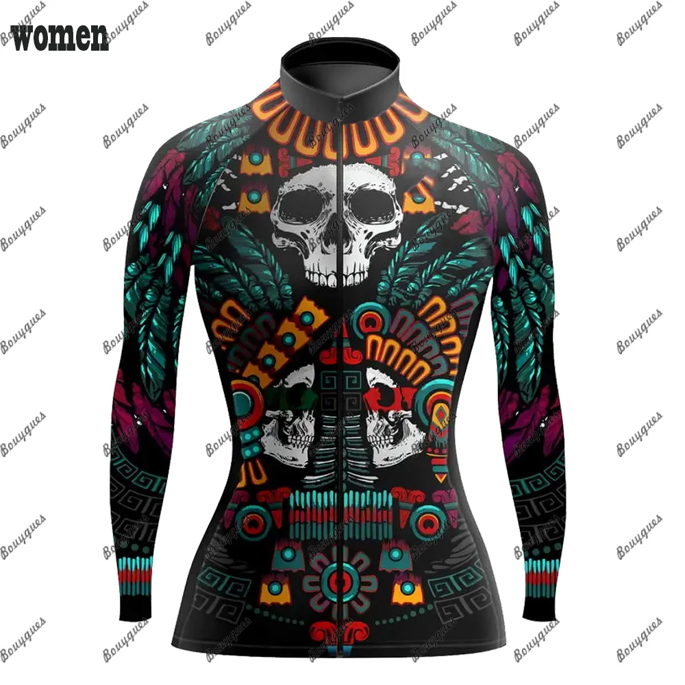 2023 Women\'s Cycling Jersey MTB Jersey Bicycle Team Cycling Shirt  Long Sleeve Bike Wear Summer Winter Premium Cycle Clothes