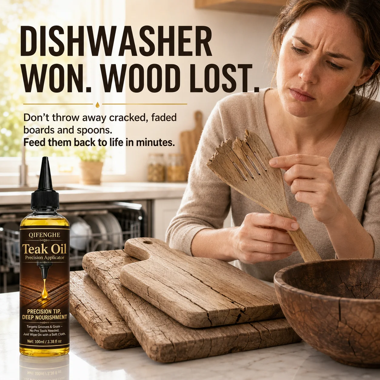 Outdoor Furniture Restoration - Teak Oil 100ml, Natural Wood Furniture