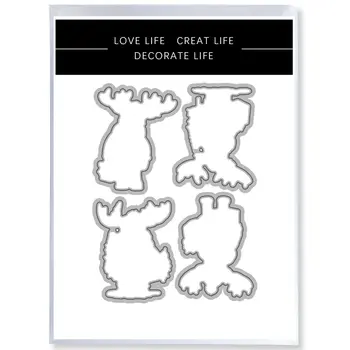 2025 Nové miniaturní sídla pro domácí párty, její zahrada, kovové vyřezávací šablony a razítka pro DIY scrapbooking ručně vyráběné fotoalbum, diář 10 nejlepší prodej razítka a matrice - №10