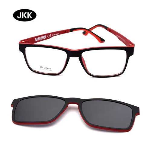 Imagen 2 del producto Ultem-gafas de sol con Clip magnético polarizado para hombre y mujer, lentes graduadas para miopía, espejo de conducción, JKK75