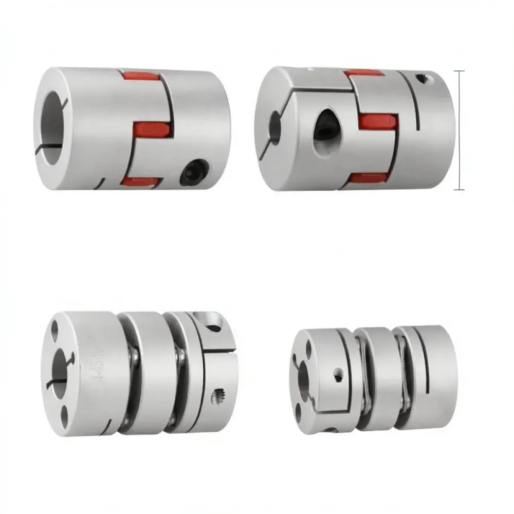 Flexible Shaft Coupling Aluminum Alloy Dual Diaphragm Connector For CNC Engraving Machine Screw Module Robot Accessory