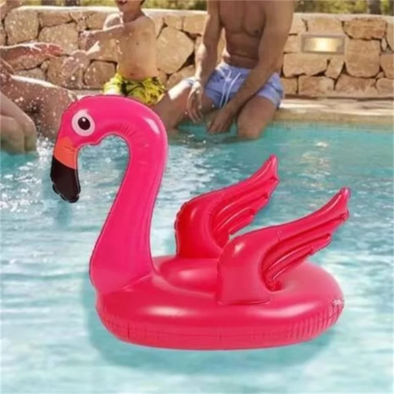 Flamingo inflável piscina brinquedos natação assento flutuante para o bebê verão brinquedos de água inflável anel de natação praia festa equipamentos de água