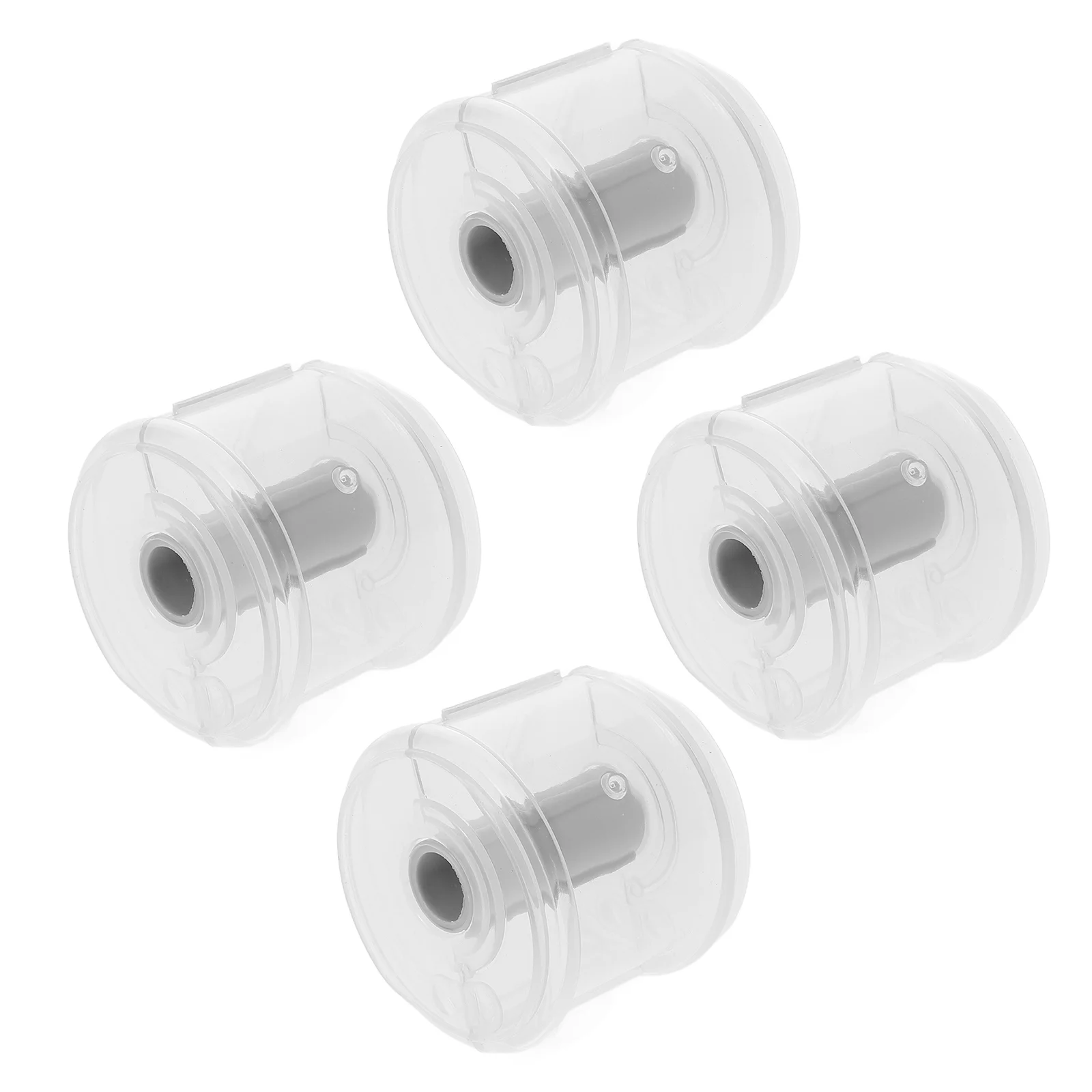 

4pcs Premium Portable Roll Holder Cutter For Household Tape Dispenser Office Study Home Use Tape Storage Accessory