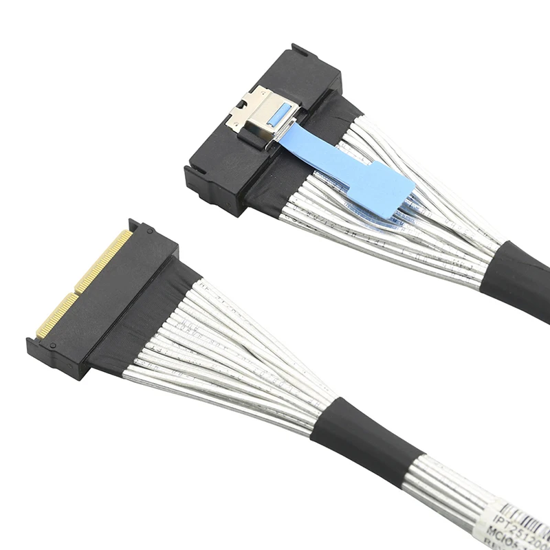 

5.0 Slimline SAS PCIE MCIO 124P 16X to MCIO 16X 124P Server Data 32G High Speed Adapter Cable Extender Cable 60CM
